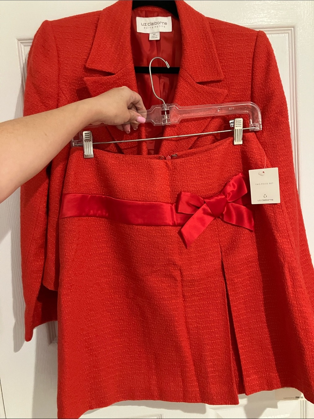 Liz Claiborne Suits Petite - 2-Piece Set - Terracotta Red